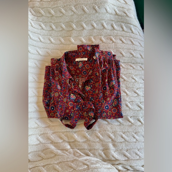 DÔEN JOSSELINE TOP IN ROUGE RIVIERA MEDALLION, brand new, never worn, No flaws. - Picture 15 of 15